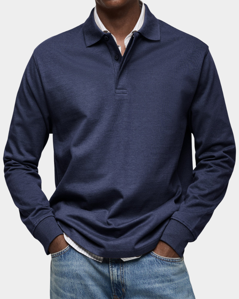 Men's Long Sleeve Polo Shirt