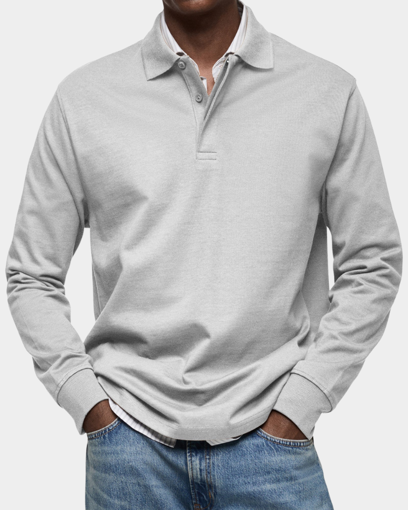 Men's Long Sleeve Polo Shirt
