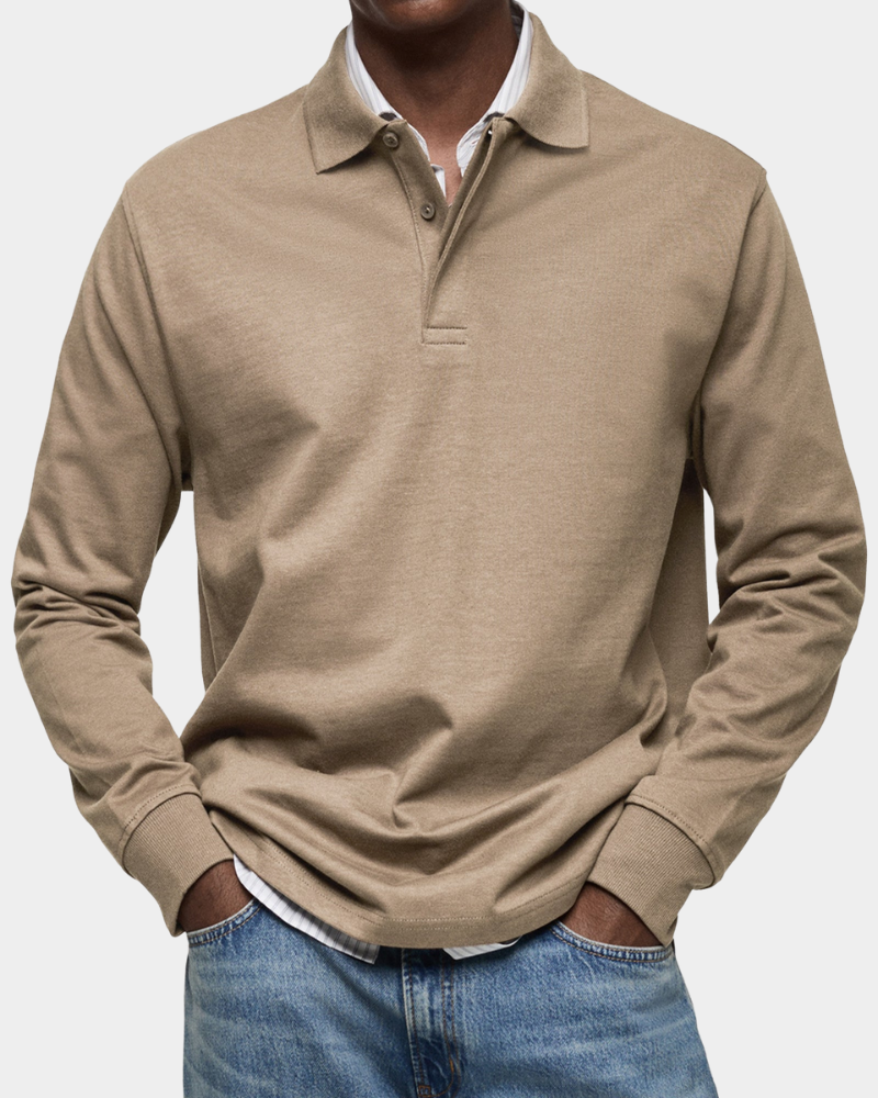 Men's Long Sleeve Polo Shirt
