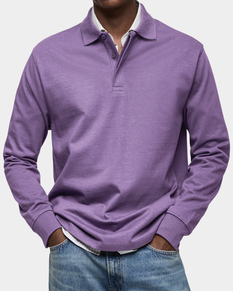 Men's Long Sleeve Polo Shirt