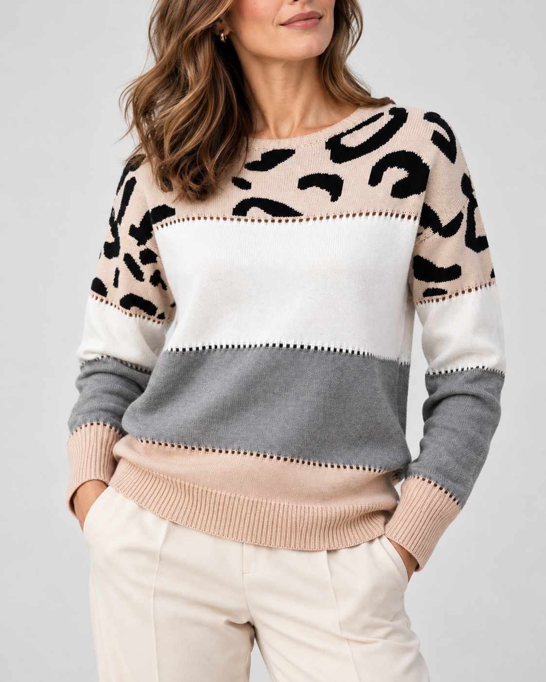 Women's Leopard Print Jumper