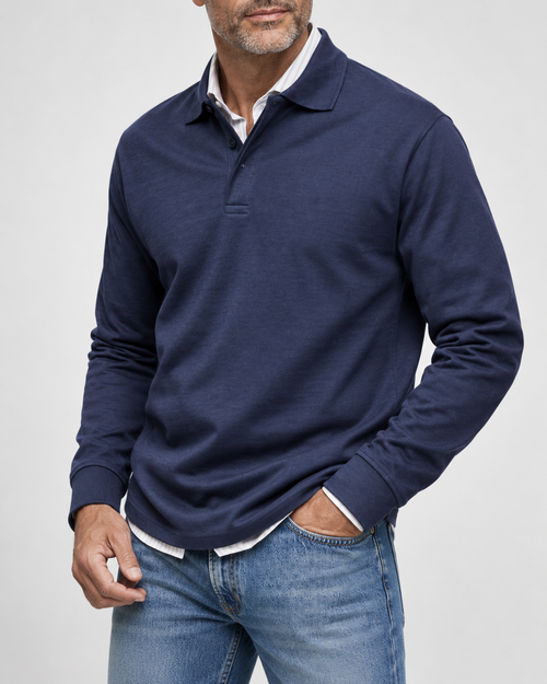 Men's Long Sleeve Polo Shirt