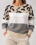 Sofia | Camisola com estampado leopardo