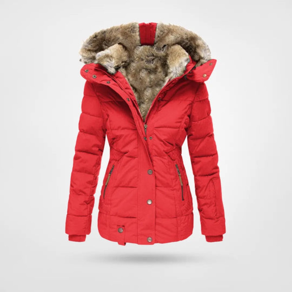 Women's High Neck Winter Coat